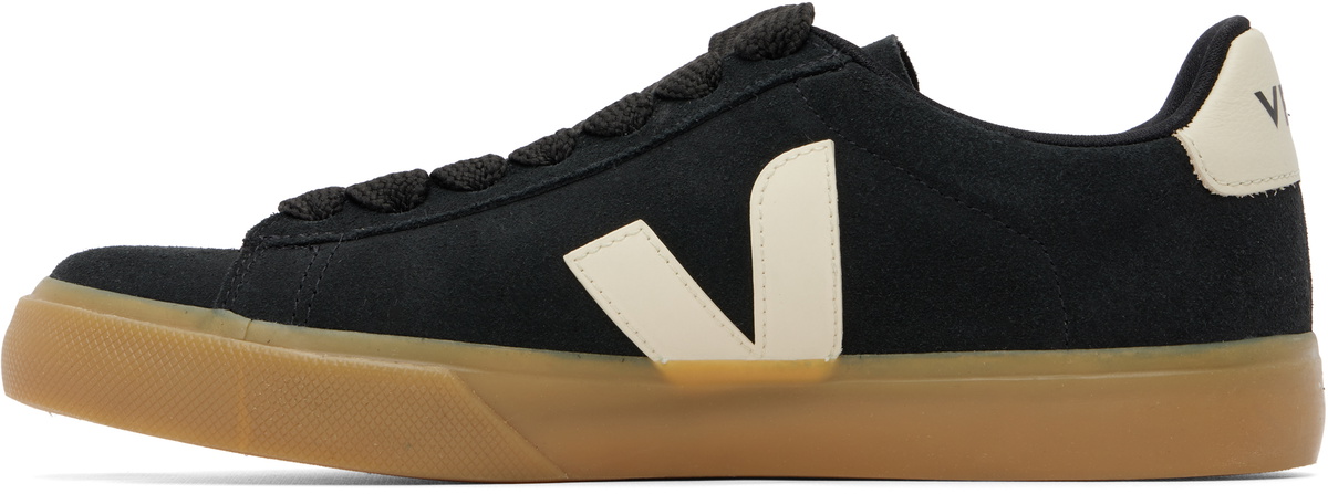 VEJA Black Campo Bold Suede Sneakers