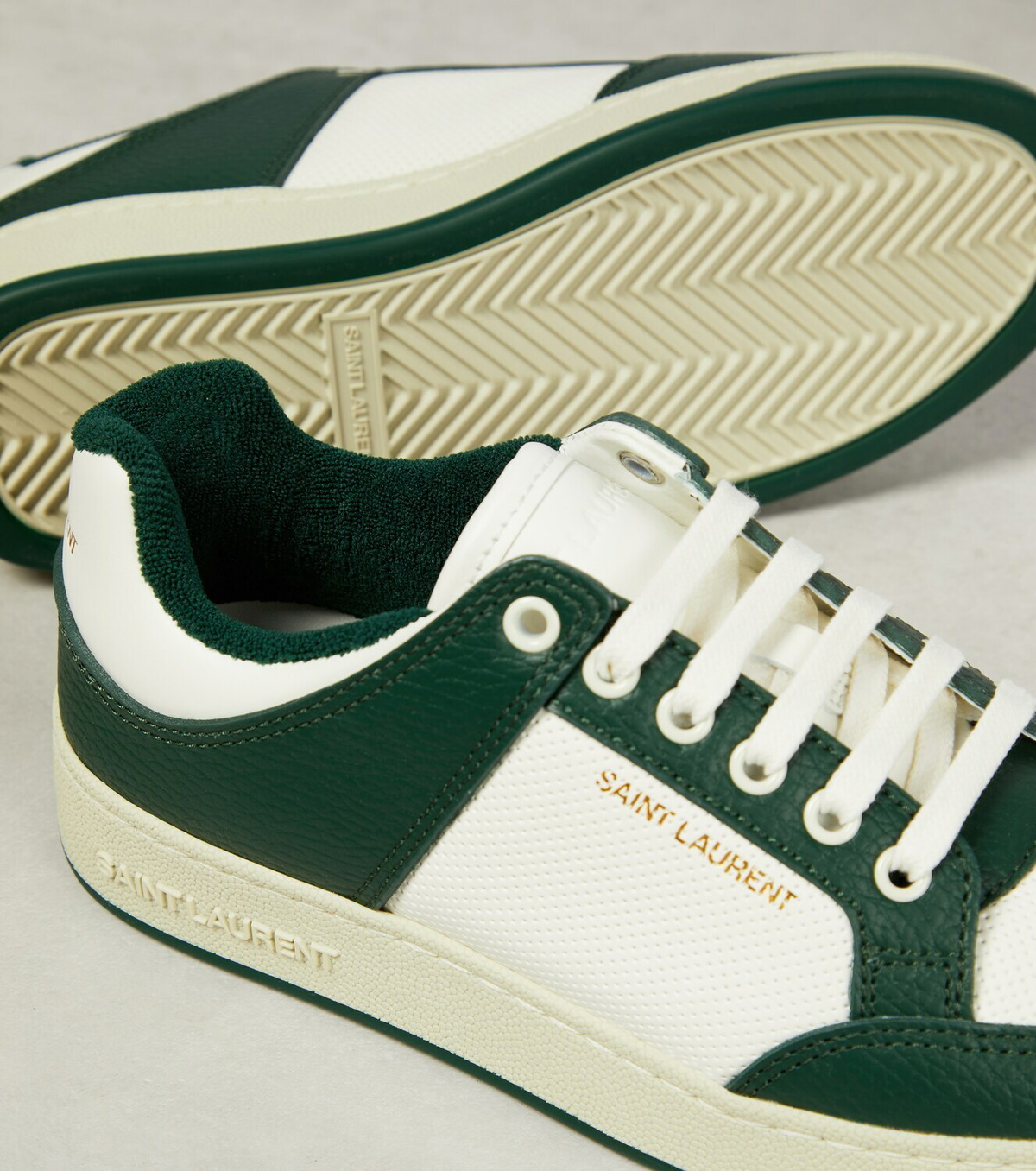 Saint Laurent SL/61 leather and suede sneakers Saint Laurent