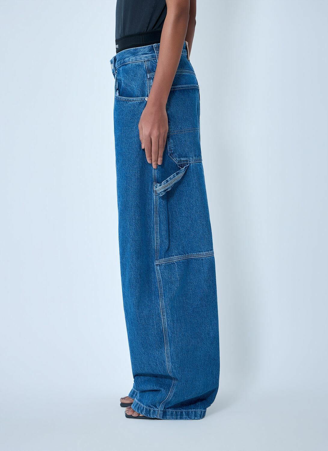 Alexander Wang Logo Motif Denim Jeans