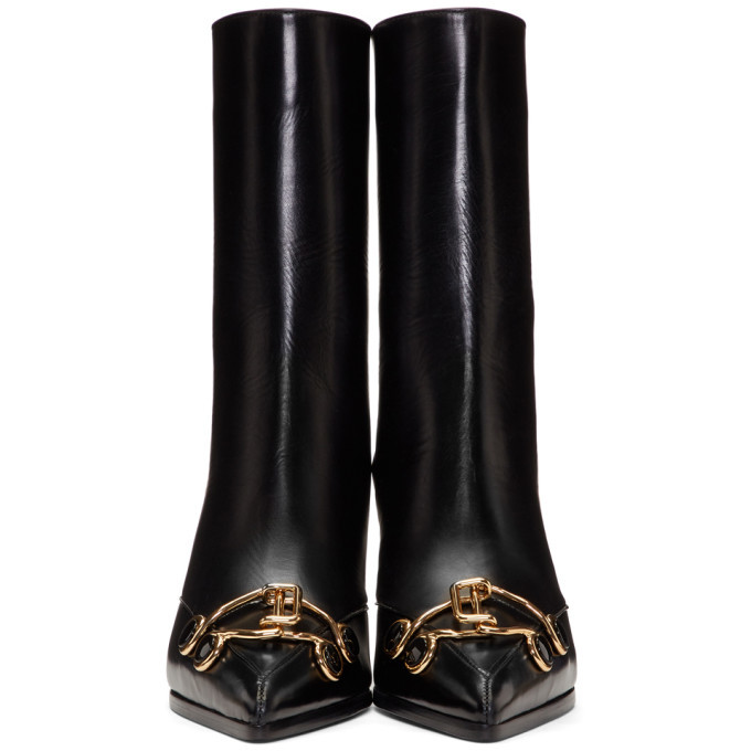 Olivier Theyskens Black Swanson Boots