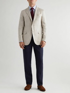 Kingsman - Unstructured Linen Suit Jacket - Neutrals