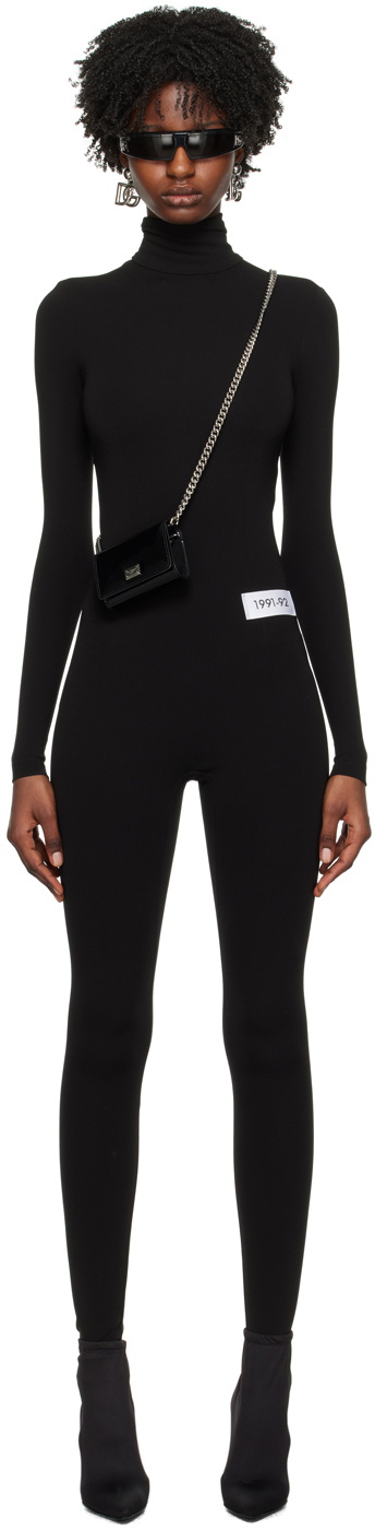 Dolce & Gabbana Black Kim Kardashian Edition Turtleneck Jumpsuit