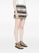 Maison La Plage Brown Kenya Linen Mini Shorts