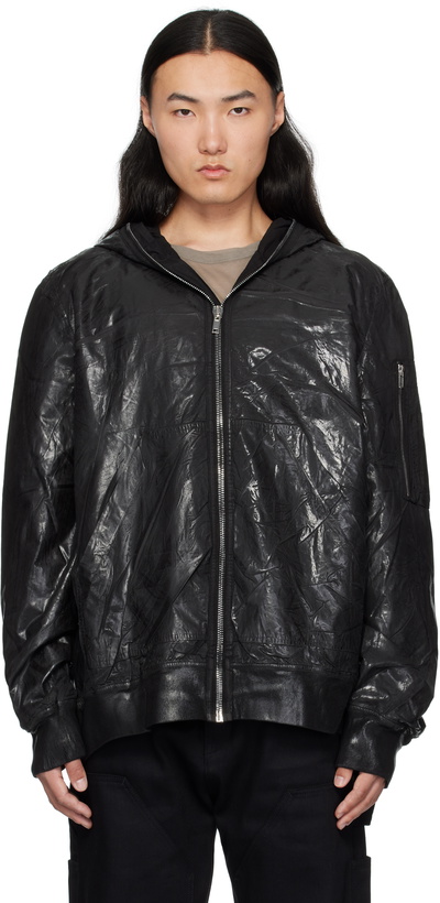 Photo: Rick Owens DRKSHDW Black Hollywood Flight Bomber Jacket