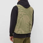 Engineered Garments Leaf Print Cover Vest