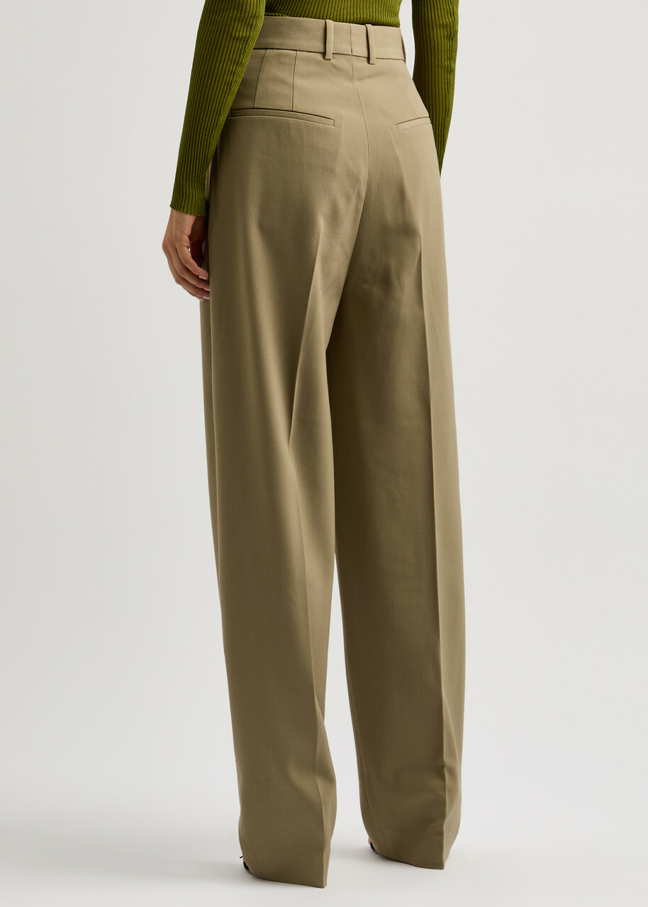 Petar Petrov The Professional Stretch-wool Trousers Khaki