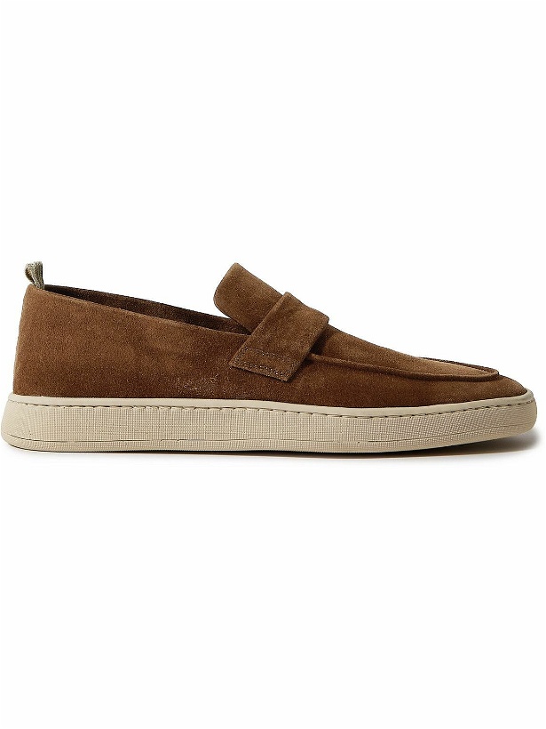 Photo: Officine Creative - Herbie Suede Loafers - Brown