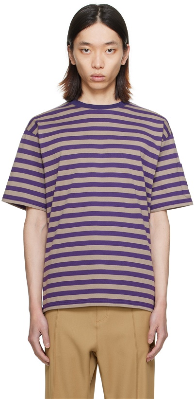 Photo: NEEDLES Purple Stripe T-Shirt