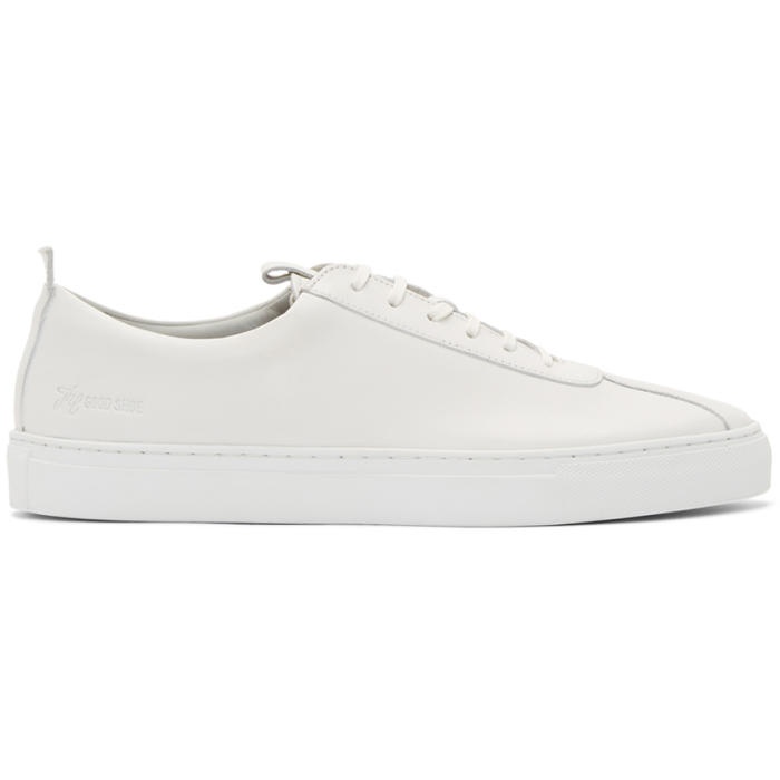 Photo: Grenson White Leather Sneakers