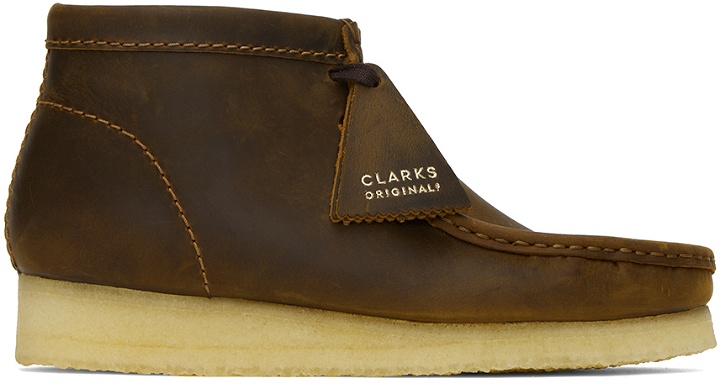 Photo: Clarks Originals Brown Wallabee Desert Boots