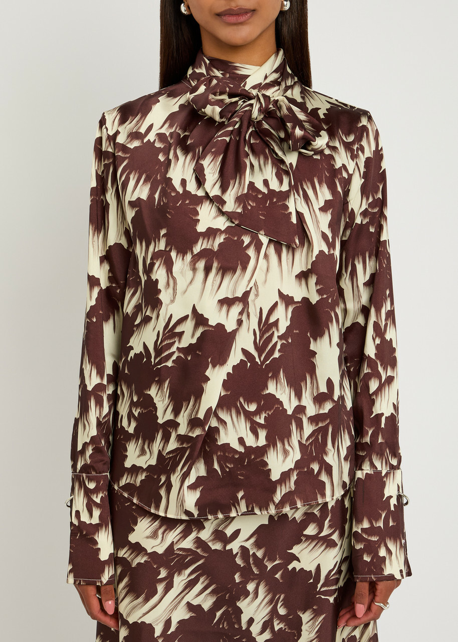 Marques' Almeida Light Weight Drill Satin Blouse White