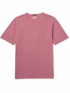 C.P. Company - Resist-Dyed Logo-Print Cotton-Jersey T-Shirt - Pink