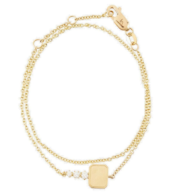 Photo: Jade Trau Catherine Mini 18kt gold necklace with diamonds