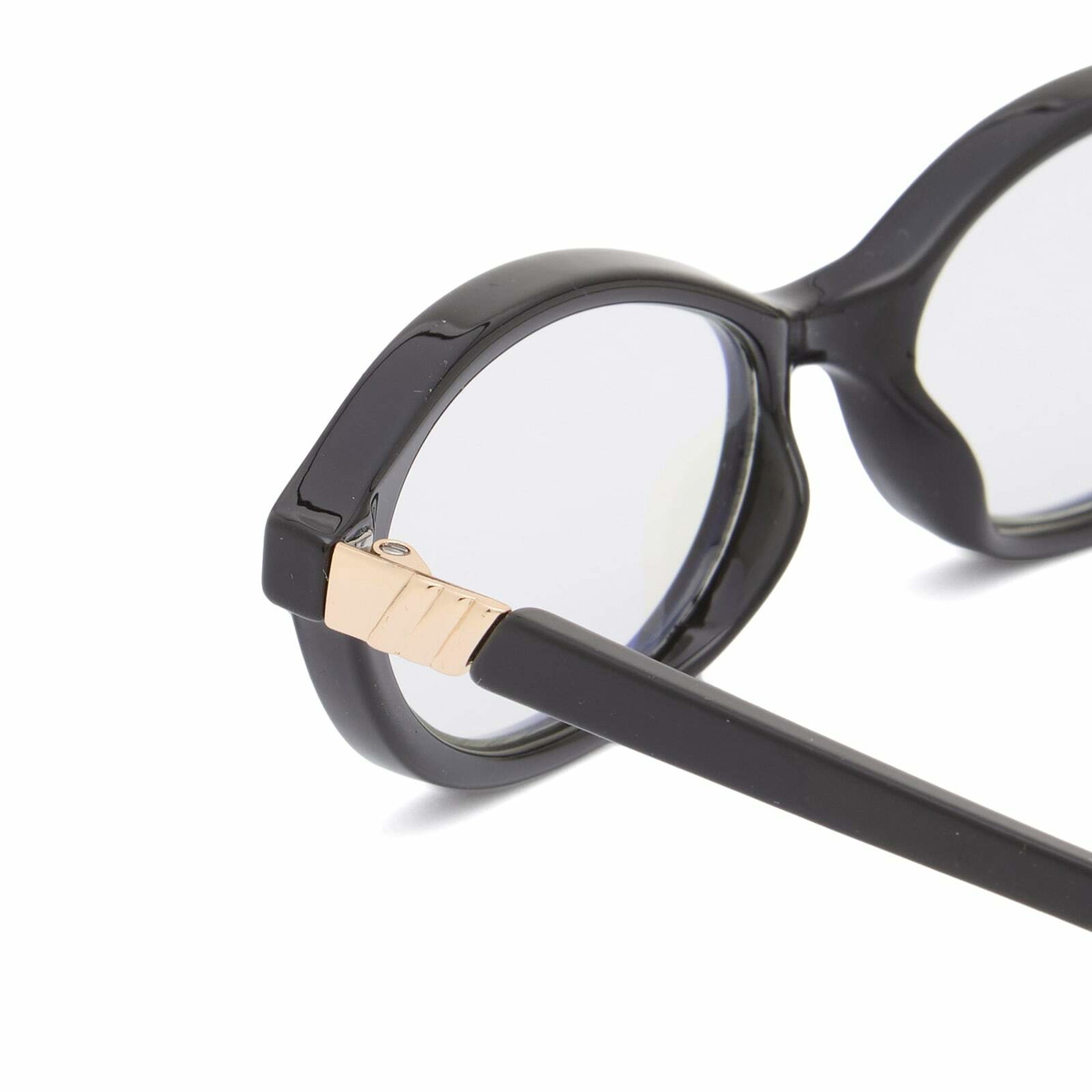 Le Specs Duskfall Blue Light Optical Glasses in Black/Blue Light Lens 