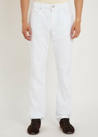 Paige Normandie Slim Straight-leg Jeans White