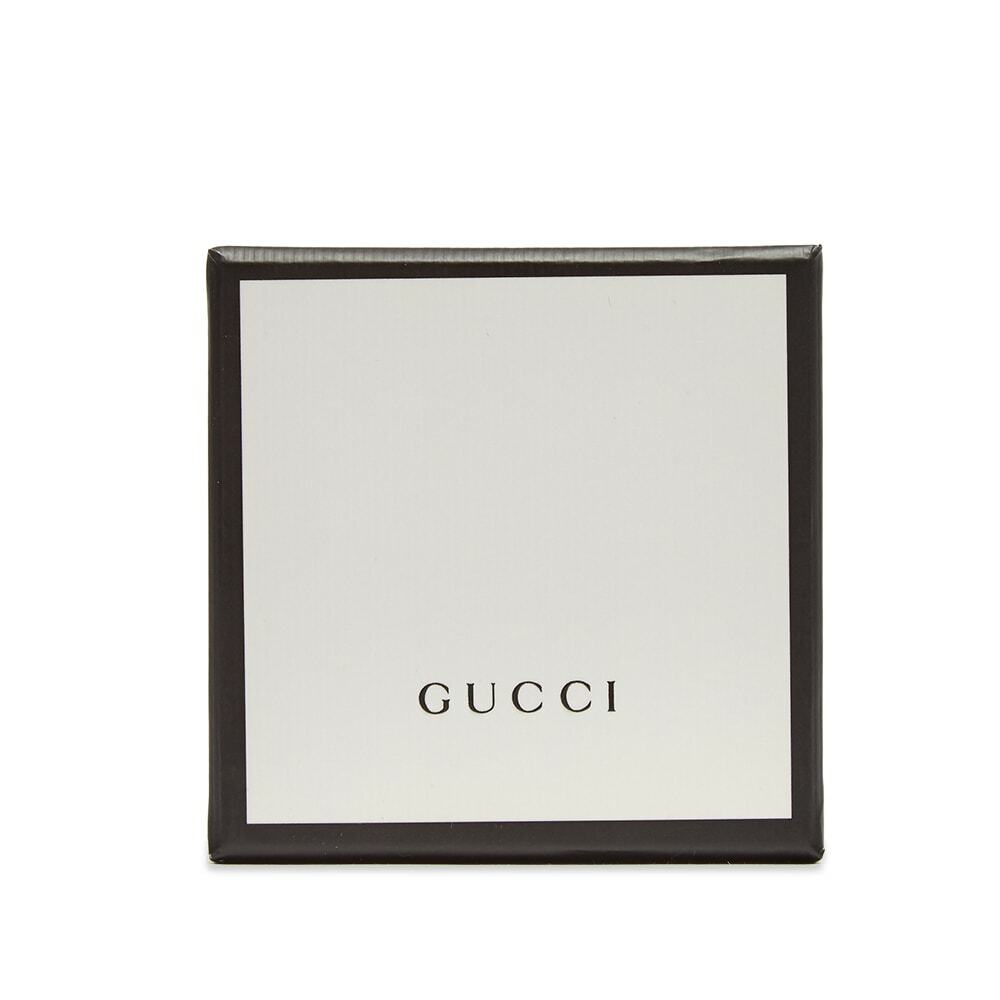 Gucci Men's Interlocking G Bracelet M in Aged Sterling Silver