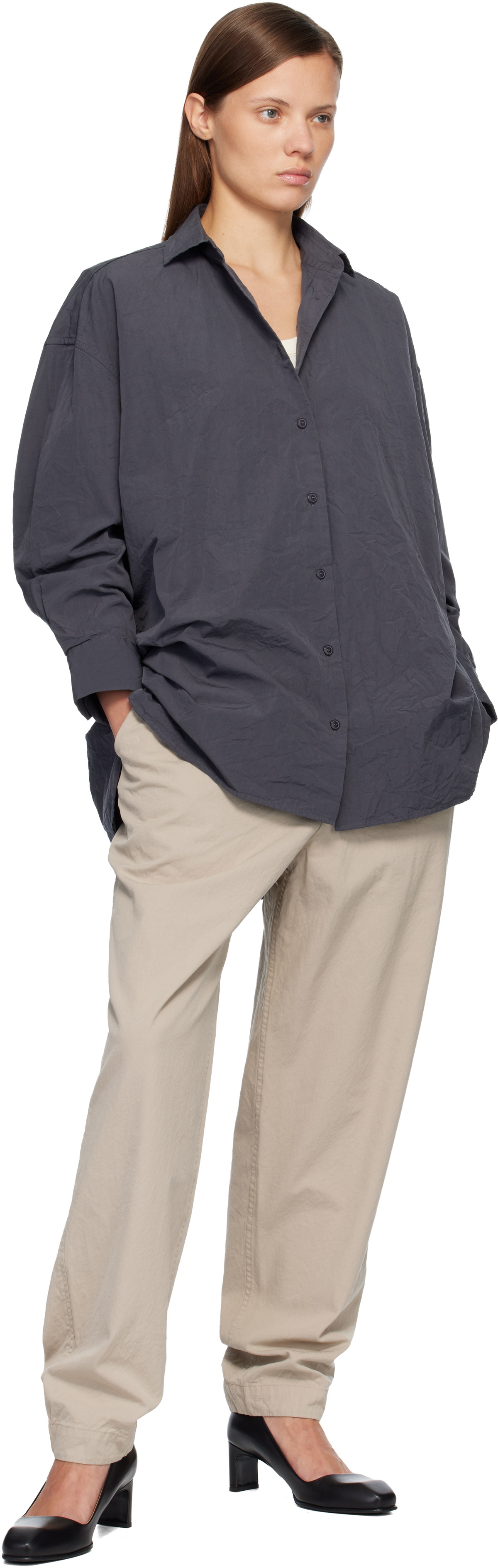 CASEY CASEY Navy Hamnet Shirt