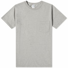 Velva Sheen Men's Twist Pocket T-Shirt in Heather Grey