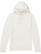 Johnstons of Elgin - Cashmere Hoodie - White