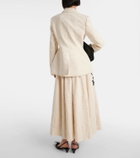 Erdem Embroidered cotton jacquard blazer
