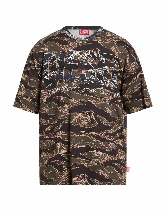 Photo: Diesel Mens T-shirt Military in Green
