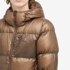 Nanga Men's Mountain Lodge Down Hooded Jacket in Mocha