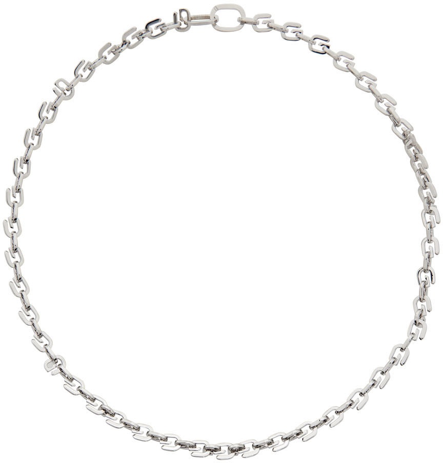 Givenchy Silver G Link Necklace Givenchy