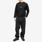 POSTAL Men's Mini Logo Crew Sweat in Black