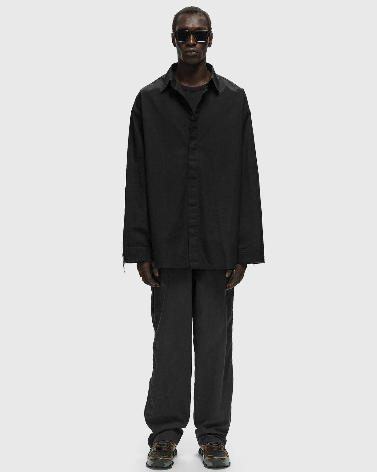 032c Director Overshirt Black Overshirts