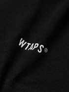 WTAPS - Three-Pack Logo-Print Cotton-Jersey T-Shirt - Black