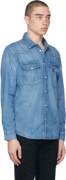 Nudie Jeans Blue Denim George Shirt