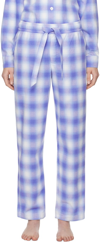 Photo: Tekla Blue Check Pyjama Pants