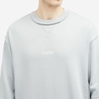 Comme des Garçons Homme Men's CdGH Embroidered Sweatshirt in Blue/Grey