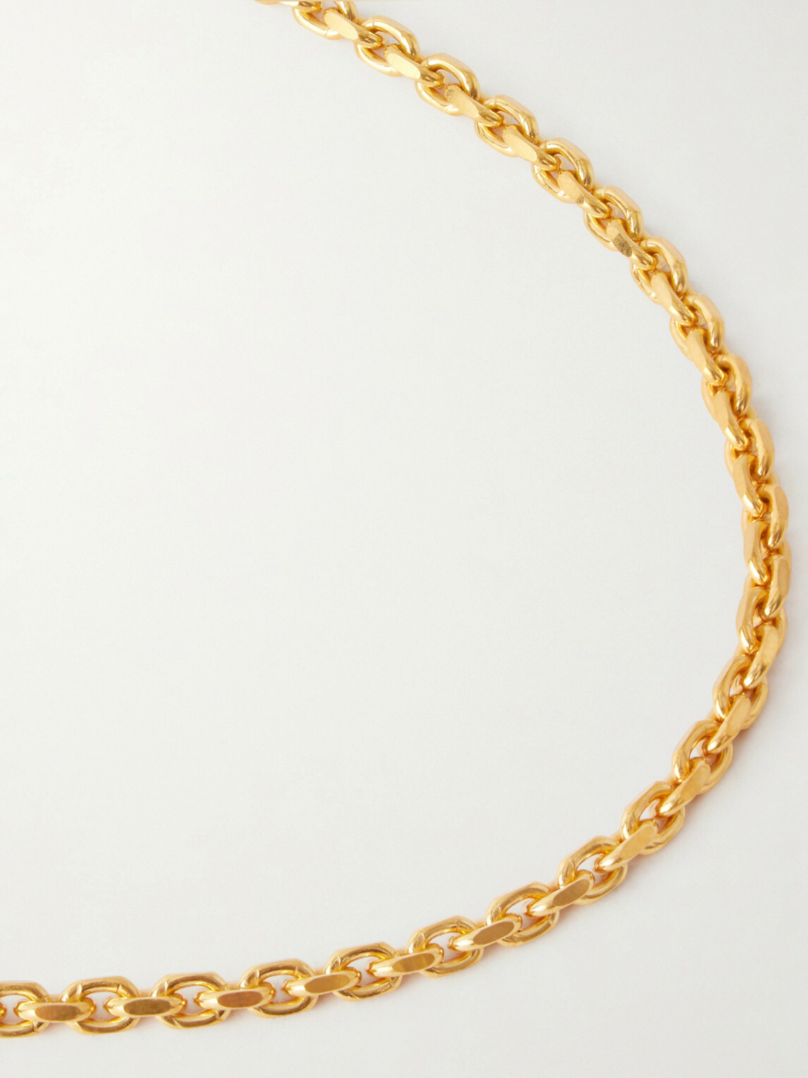 Mikia - Gold-Plated Sterling Silver Emerald Chain Bracelet - Gold