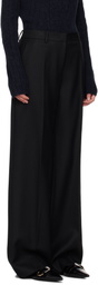 Juun.J Black Basic Masculine Fit Trousers