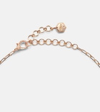 Shay Jewelry 18kt rose gold choker with sapphire and diamonds