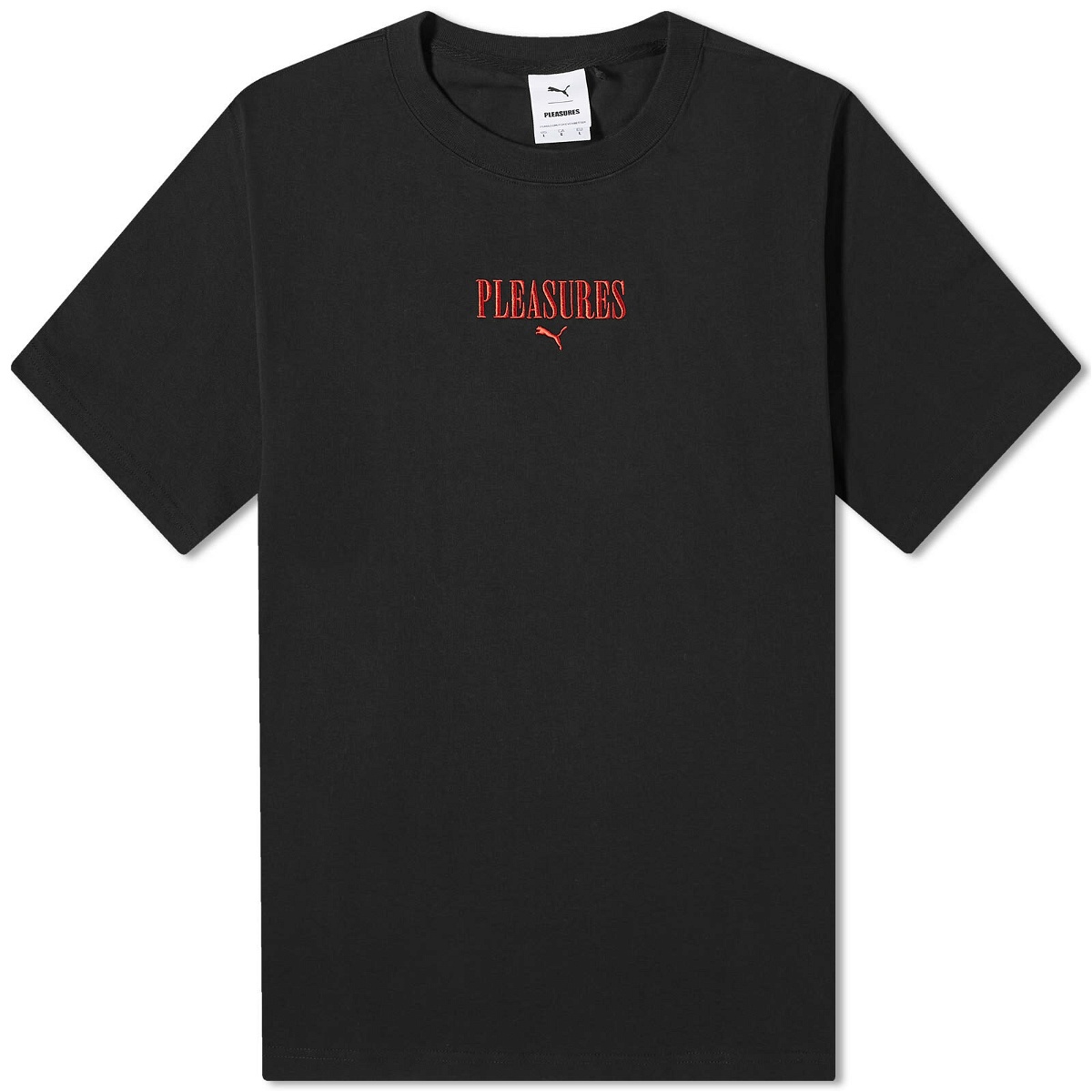 Photo: Puma Men's x PLEASURES Graphic T-Shirt in Puma Men's Black