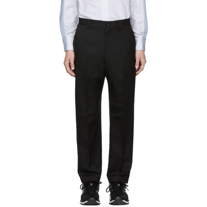 Photo: Junya Watanabe Black Twill Trousers