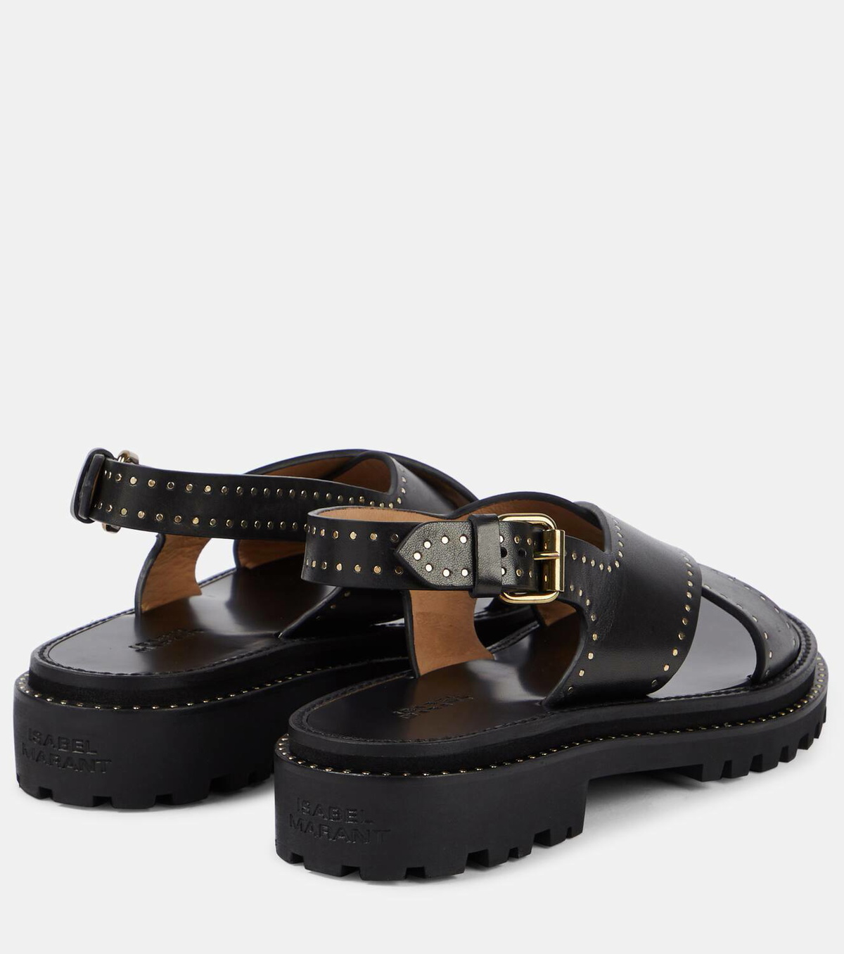 Isabel Marant Baem studded leather sandals Isabel Marant