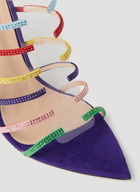 Gianvito Rossi Crystal Embellished High Heel Sandals