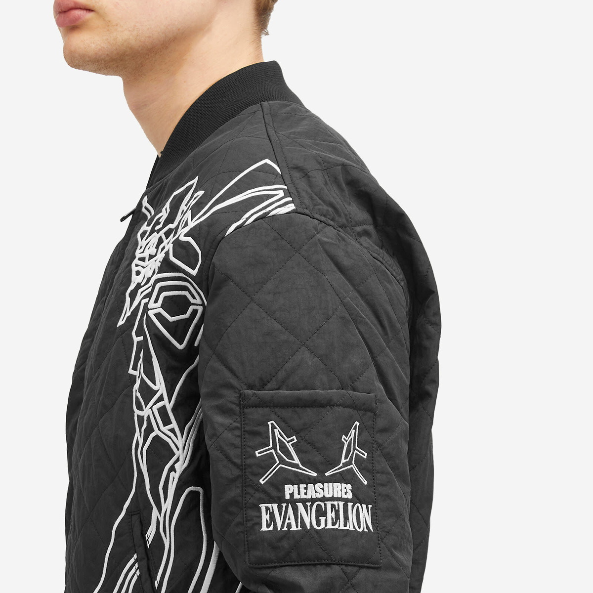 Pleasures Men's Humanoid Reversible Bomber Jacket in Black