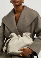 Loewe Flamenco Leather Clutch - Off White - One Size