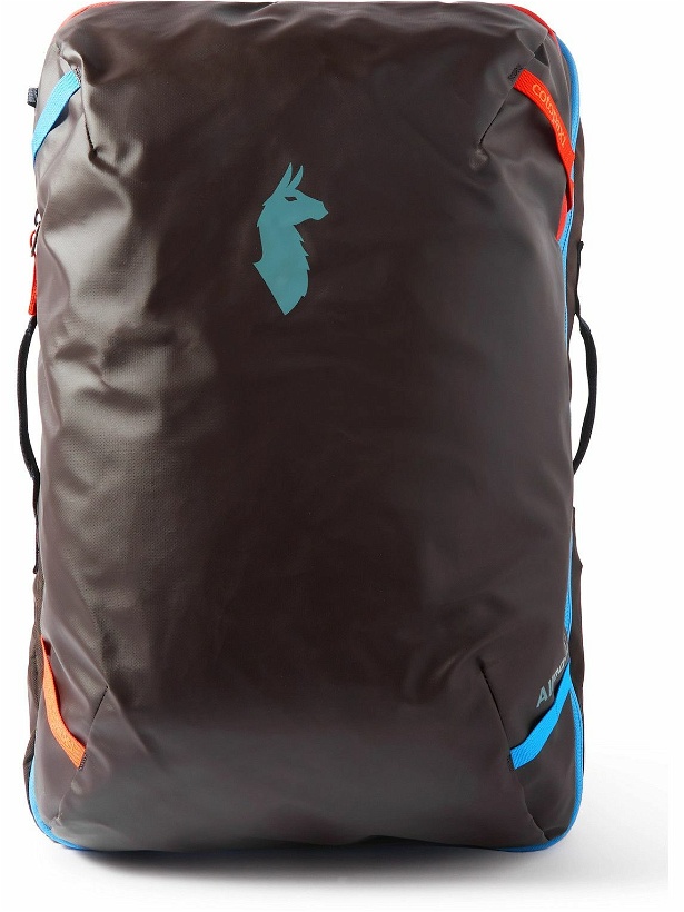 Photo: Cotopaxi - Allpa 42L Logo-Print Shell and Canvas Backpack