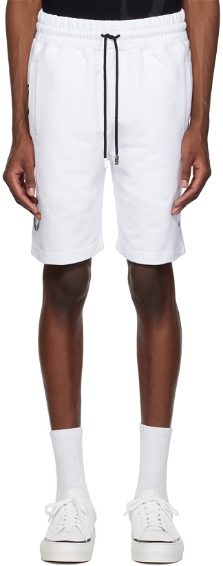 Photo: GCDS White Printed Shorts