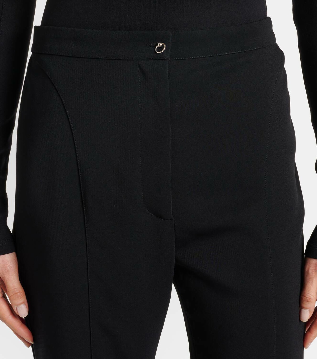 Mugler Pierced capri pants
