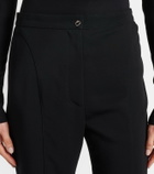 Mugler Pierced capri pants