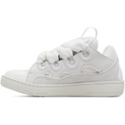 Lanvin White Curb Sneakers