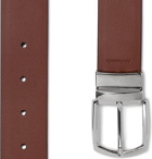 Anderson's - 3cm Navy and Brown Reversible Leather Belt - Navy
