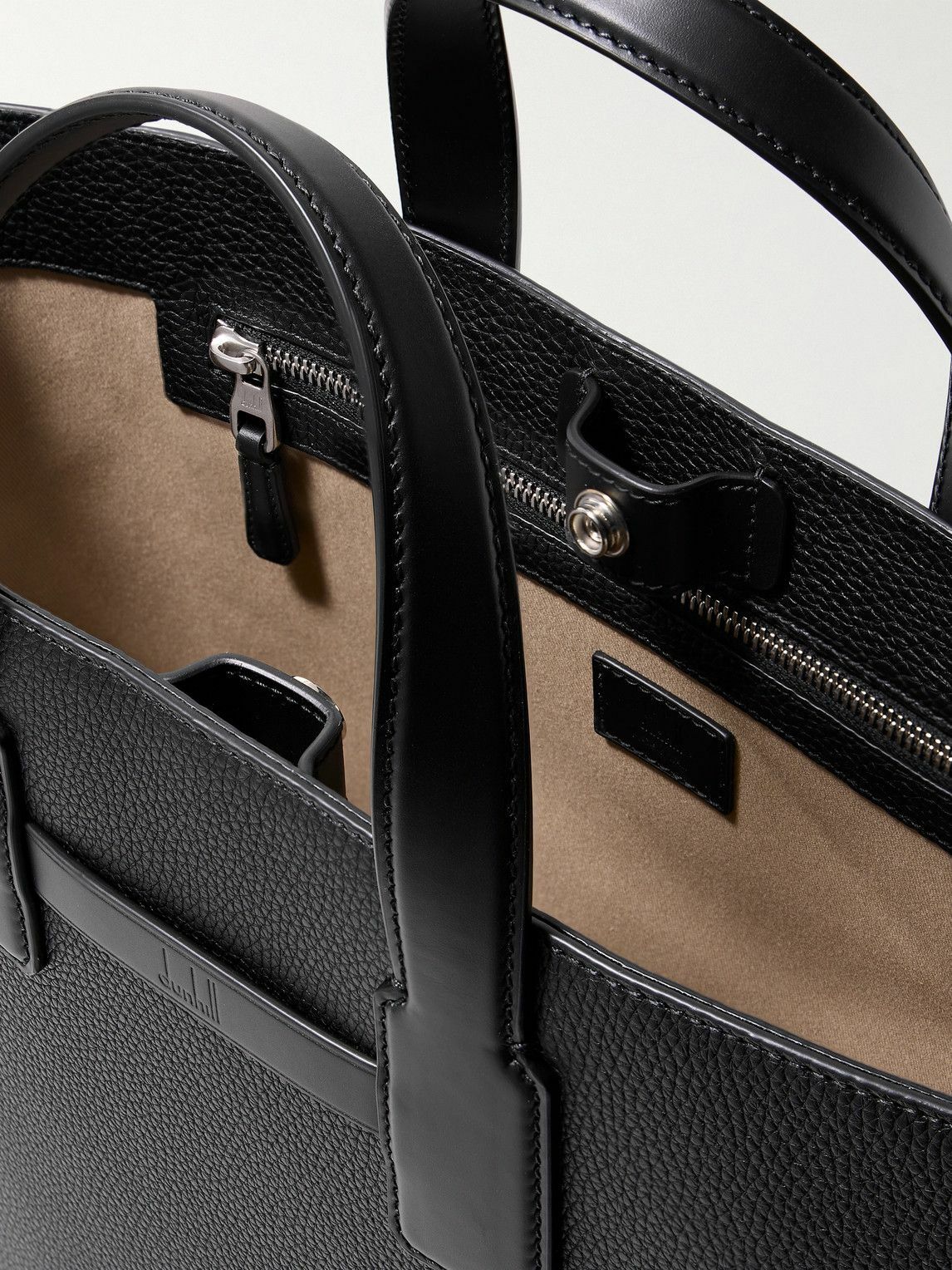 Dunhill - 1893 Harness North South Full-Grain Leather Tote Bag