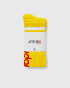 Autry Action Shoes Socks Aerobic Unisex Yellow - Mens - Socks